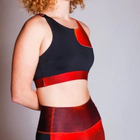 Fire Sports Bra - Full Back - Picture 2 of 10